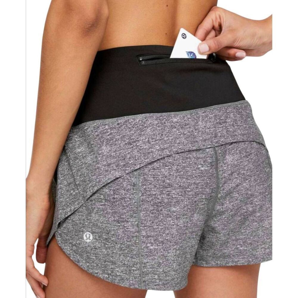 LULULEMON ATHLETICA Speed Up Short Long '4" Updated Fit Size 4